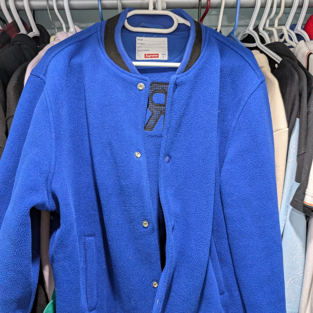 Supreme Blue Varsity Jacket
